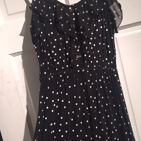 Cute black and white polka dot dress - Picture 3 of 4